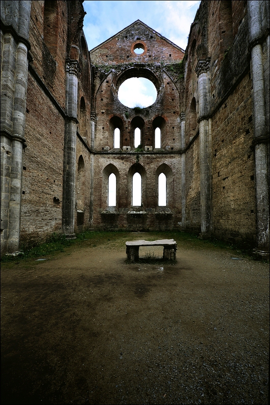 San Galgano - Blick gegen den Chor