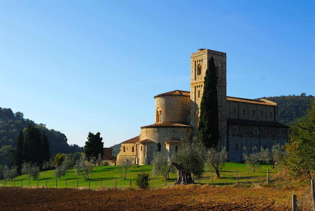 Sant'Antimo nähe Castelnuovo dell'Abate