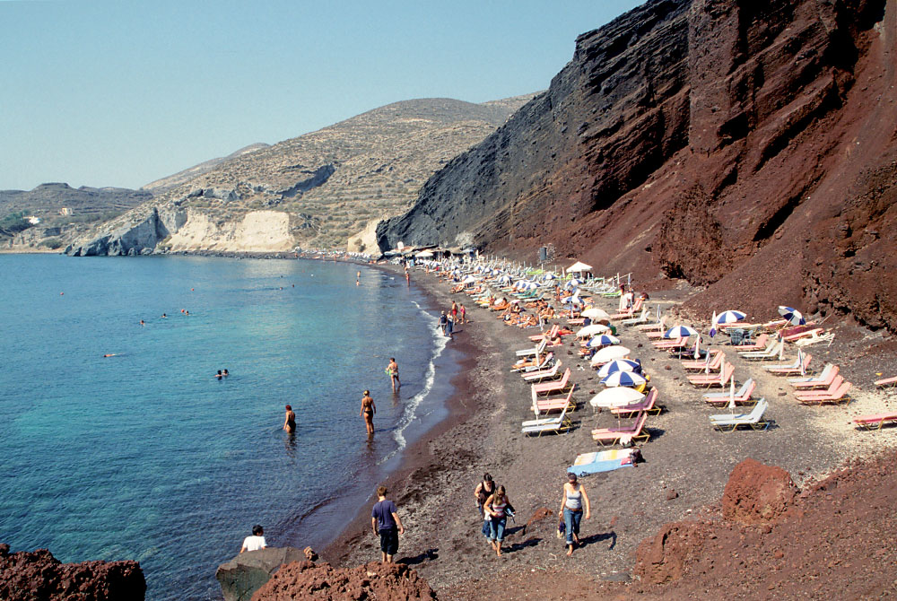 Santorin, Red Beach