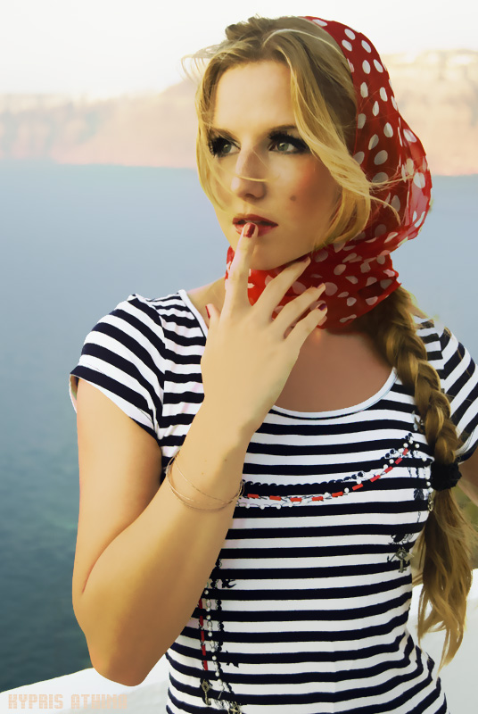 Santorini - Pin Up