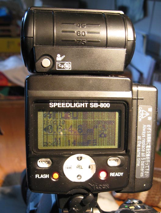 SB800 Cam on