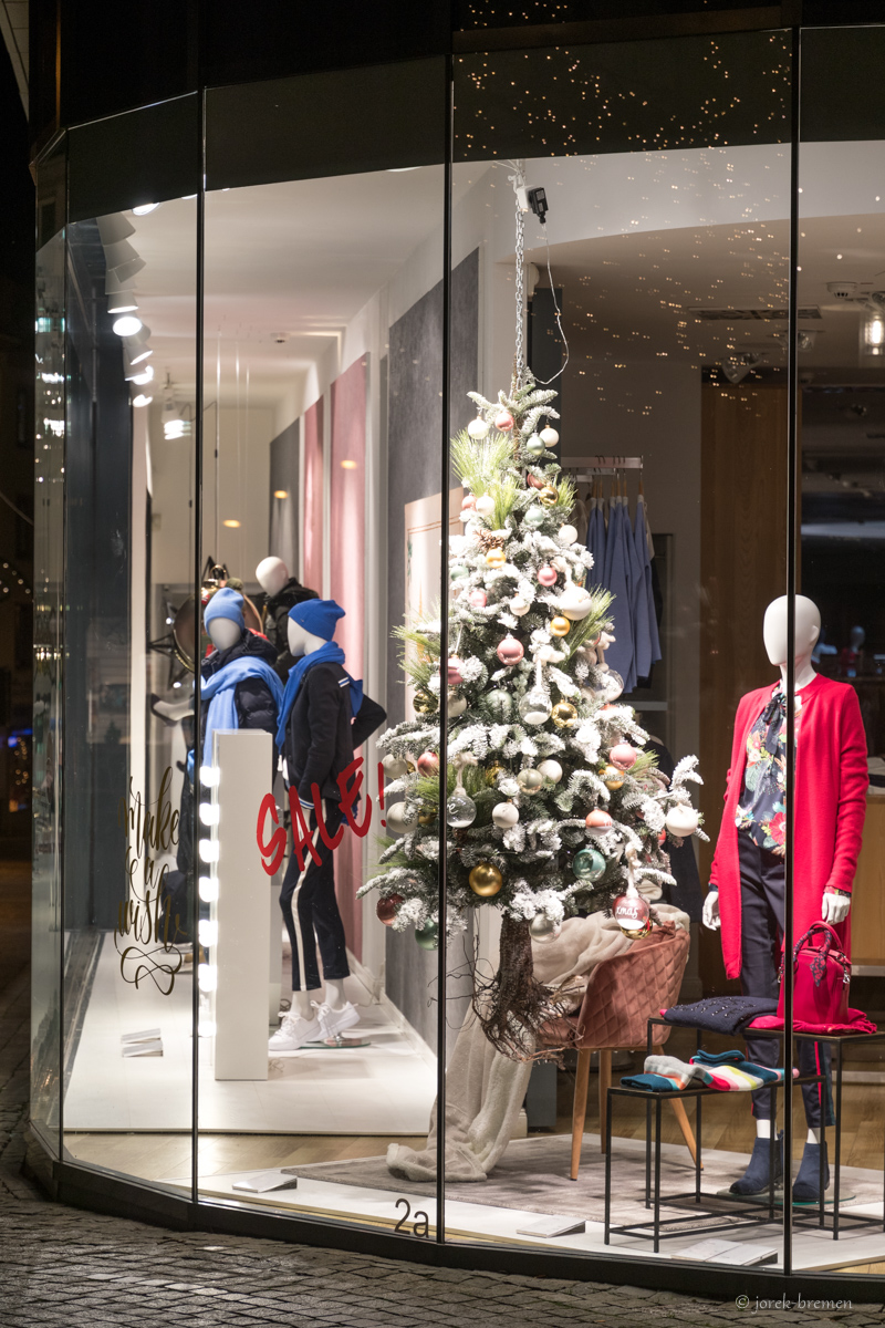 Schaufenster zu Weihnachten