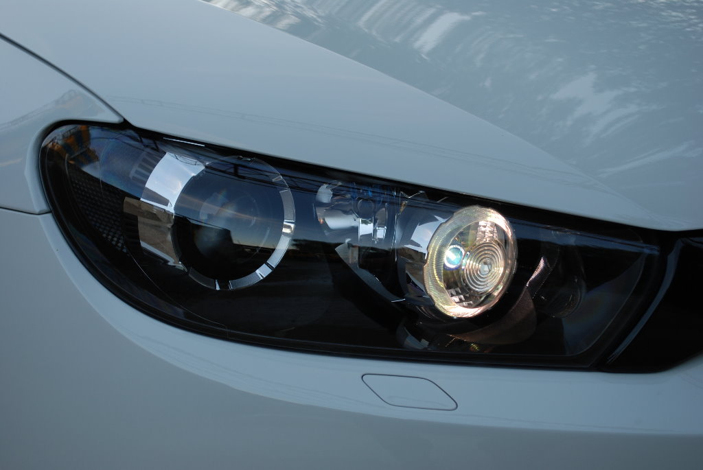 Scheinwerfer vom neuen Scirocco