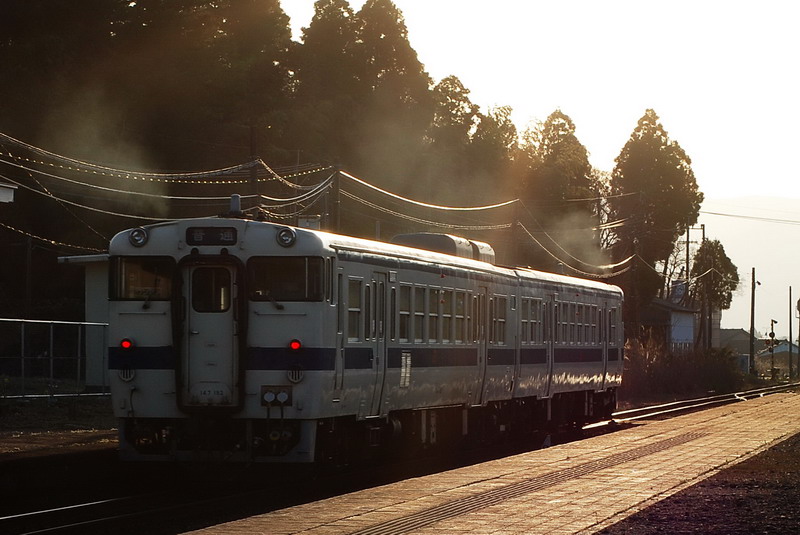 Schienenbus in Kyushu