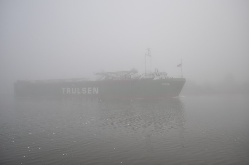 Schiff im Nebel NOK