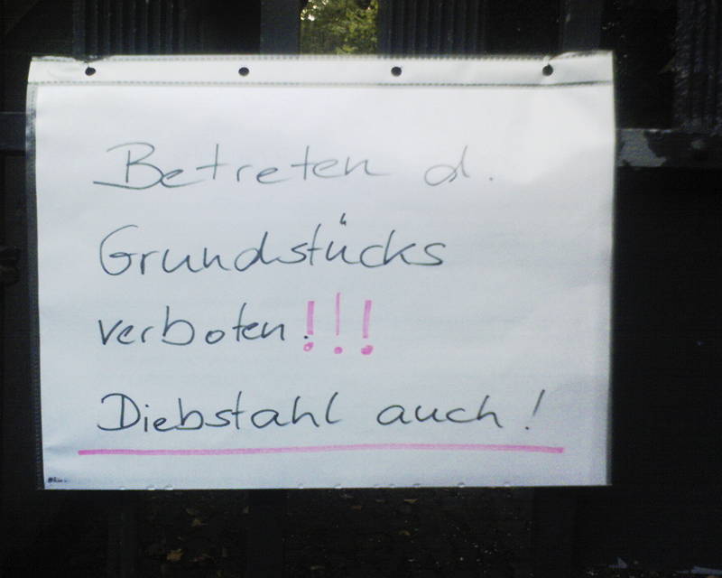 Schild 060612