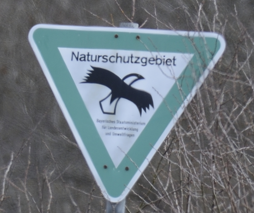 Schild Ausschnitt