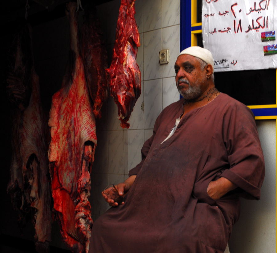 Schlachter in Luxor