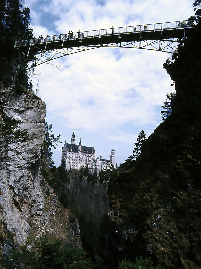 Schloss Neuschwanstein mit Marienbrücke