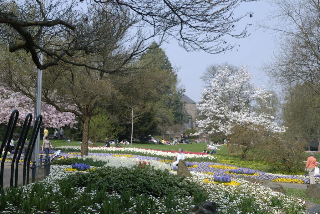 Schlossgarten am Oberen Schloss in Siegen