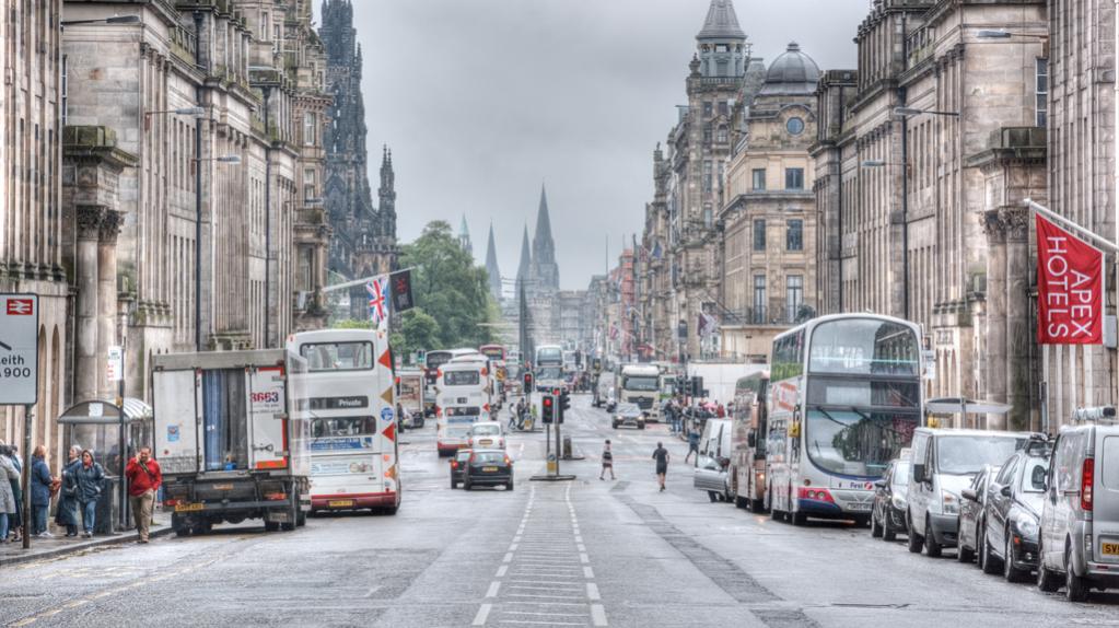 Schottland, Edinbourgh, Pseudo HDR