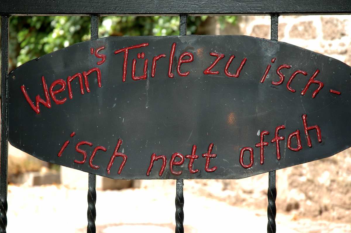 Schwäbische Weisheit