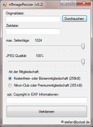Screenshot nfImageResizer v0.2