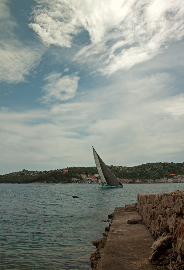 Segelboot Tisno
