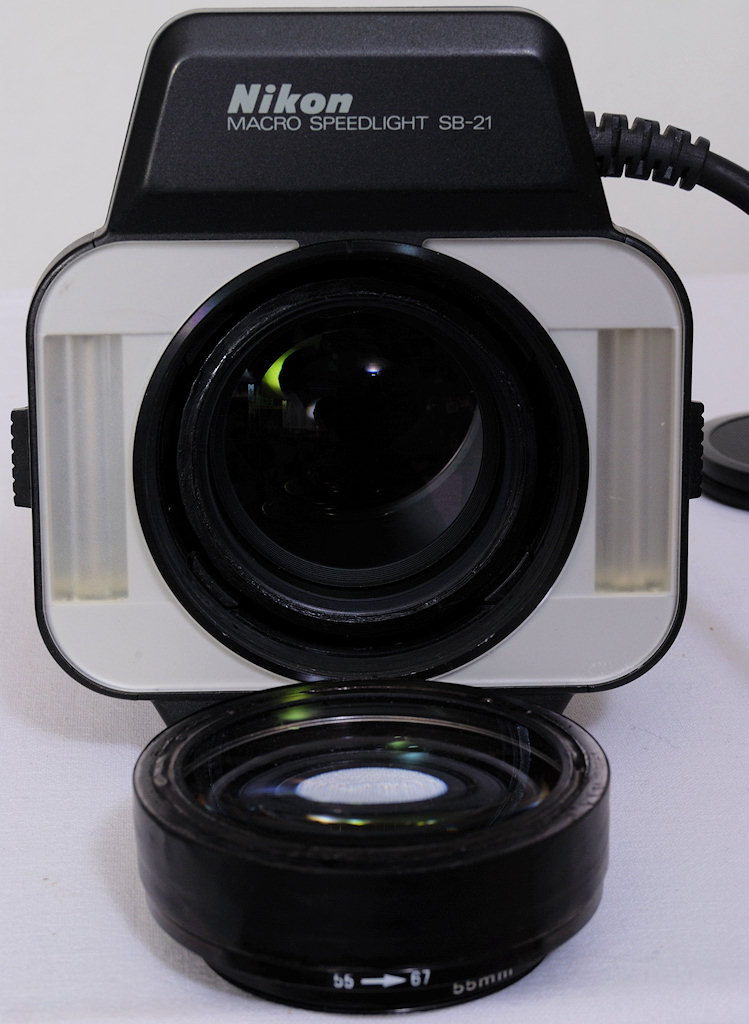 Selbstgebautes "medical-nikkor"-Equipment