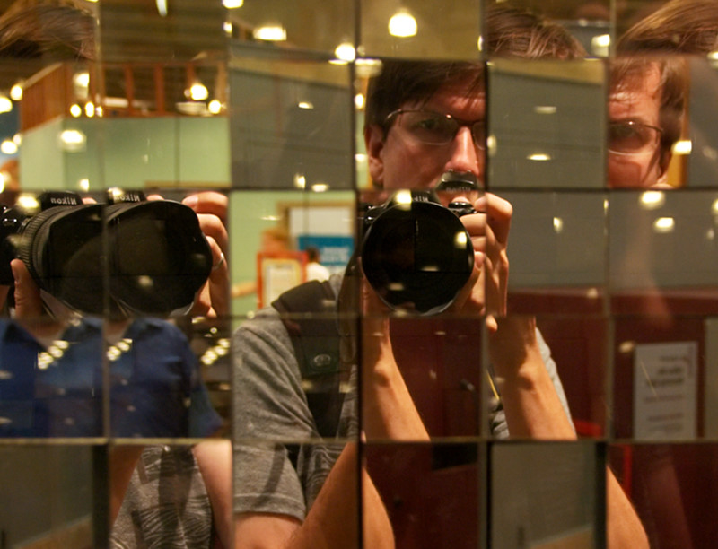 Selbstportrait (Spiegelmosaik)