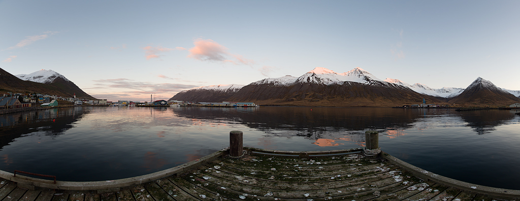 Siglufjörđur, Island. Panorama Nr. 2