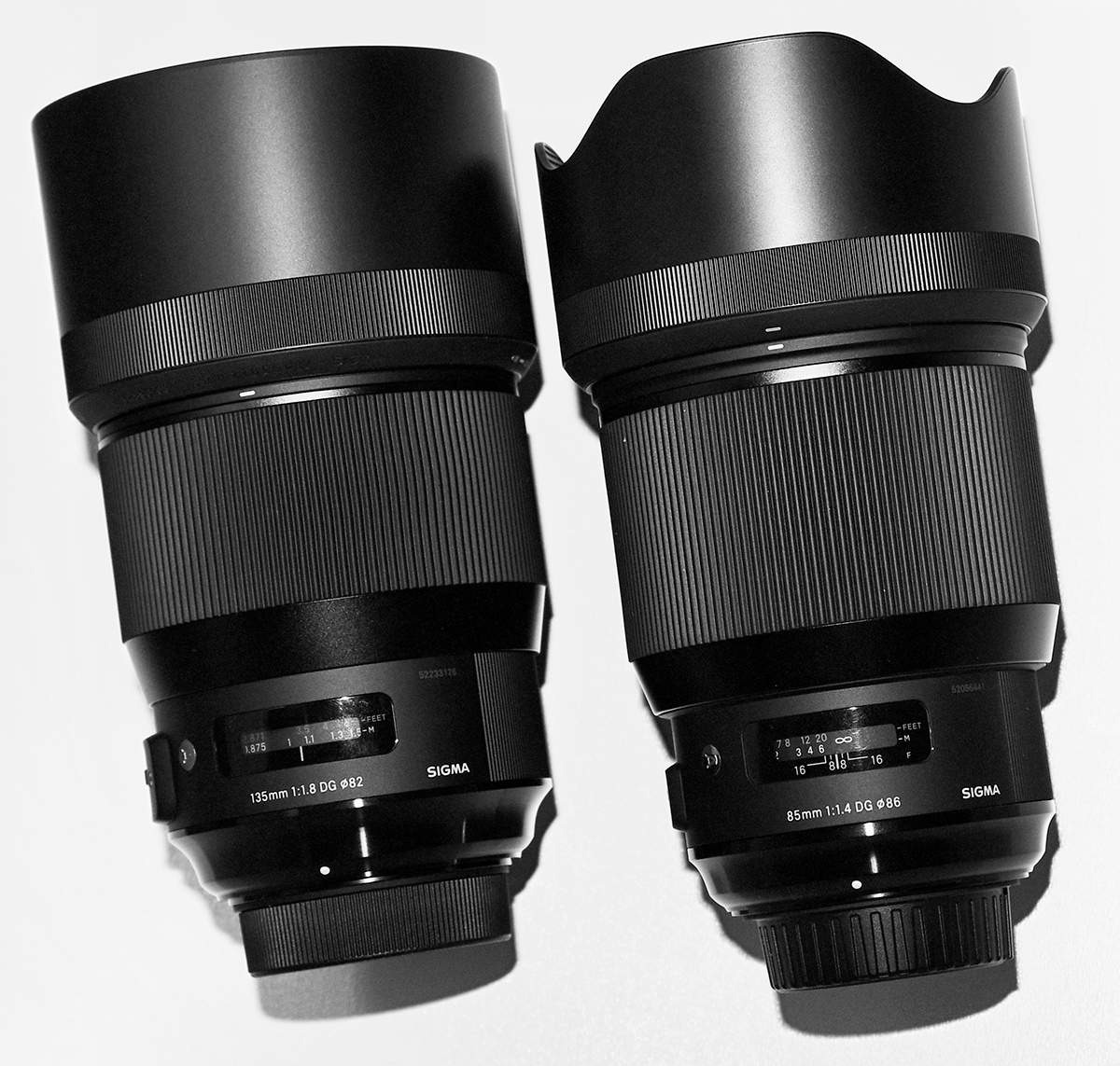 Sigma 85/1.4 ART &amp; 135/1.8 ART