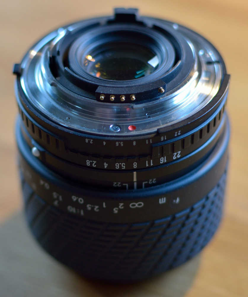 Sigma Makro 1:2.8/f=50mm Umbau 3
Objektiv fertig montiert.