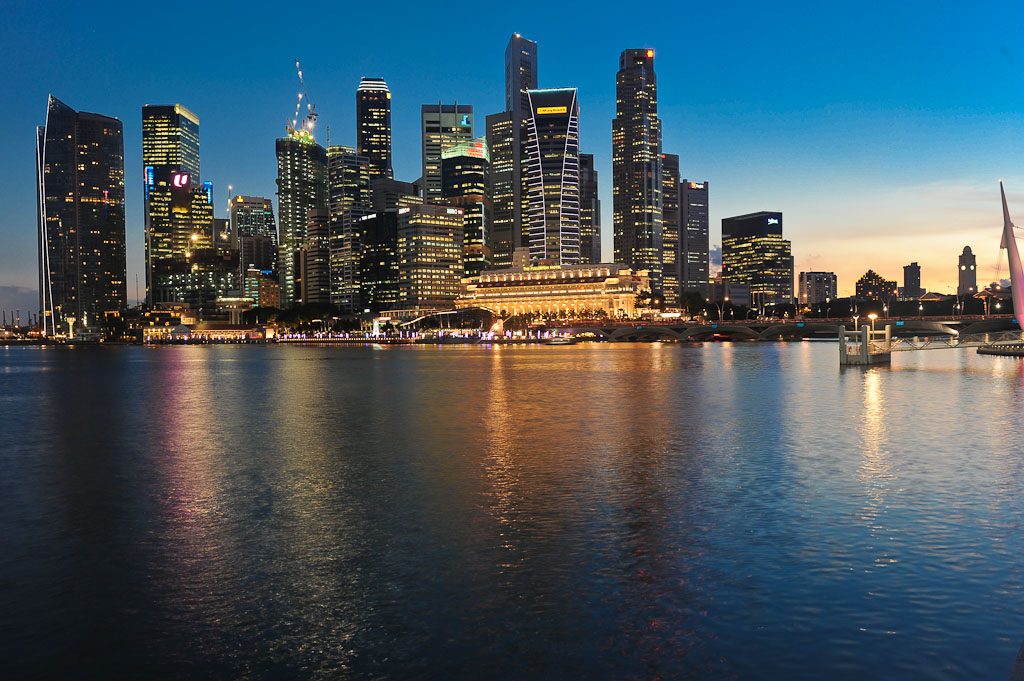Skyline, Singapur, 21.05.2010