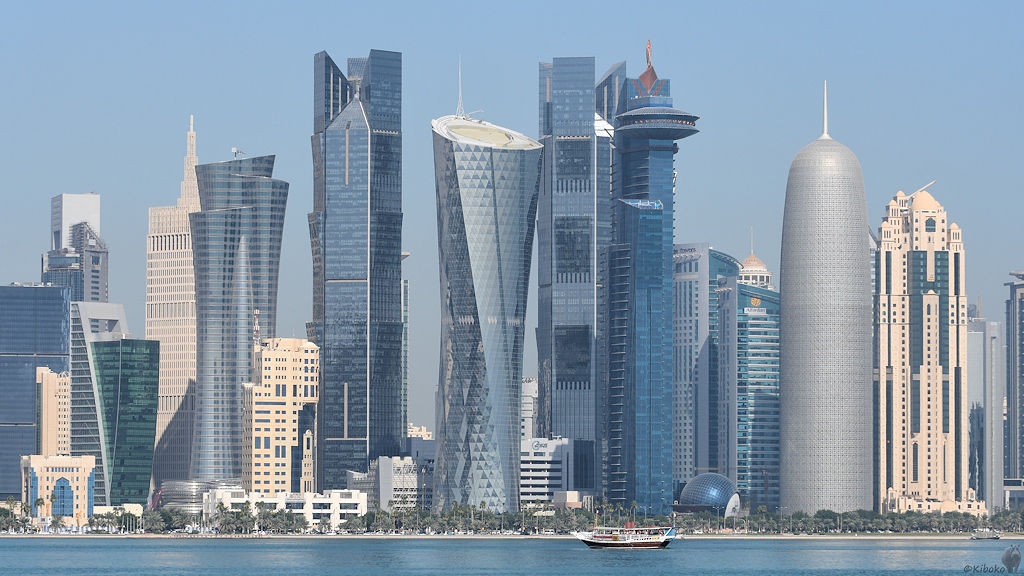 Skyline von Doha bei Tag

s1250 Doha Skyline 6304