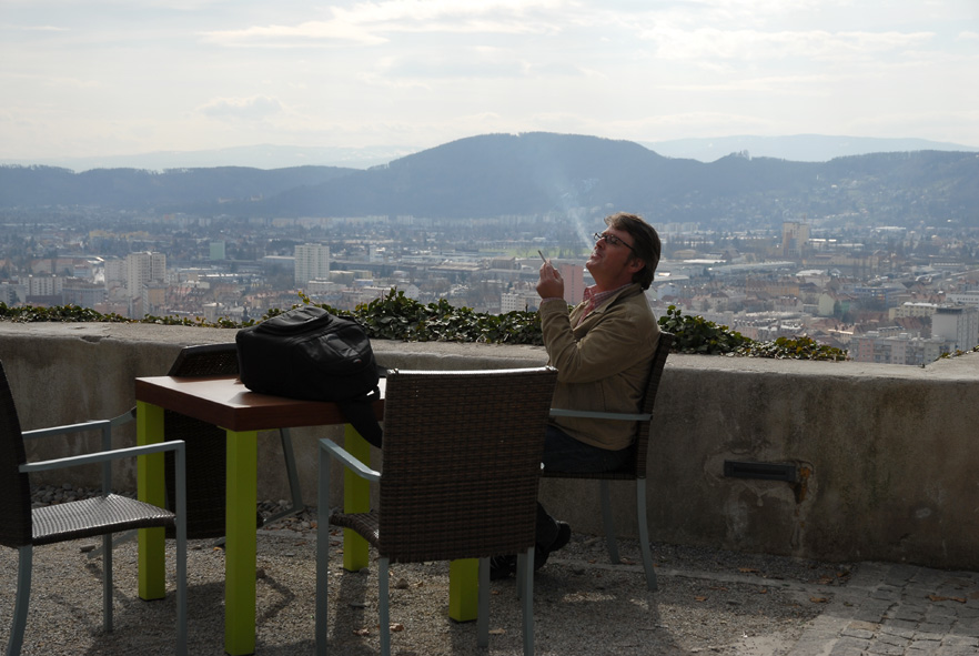 Smoke over Graz