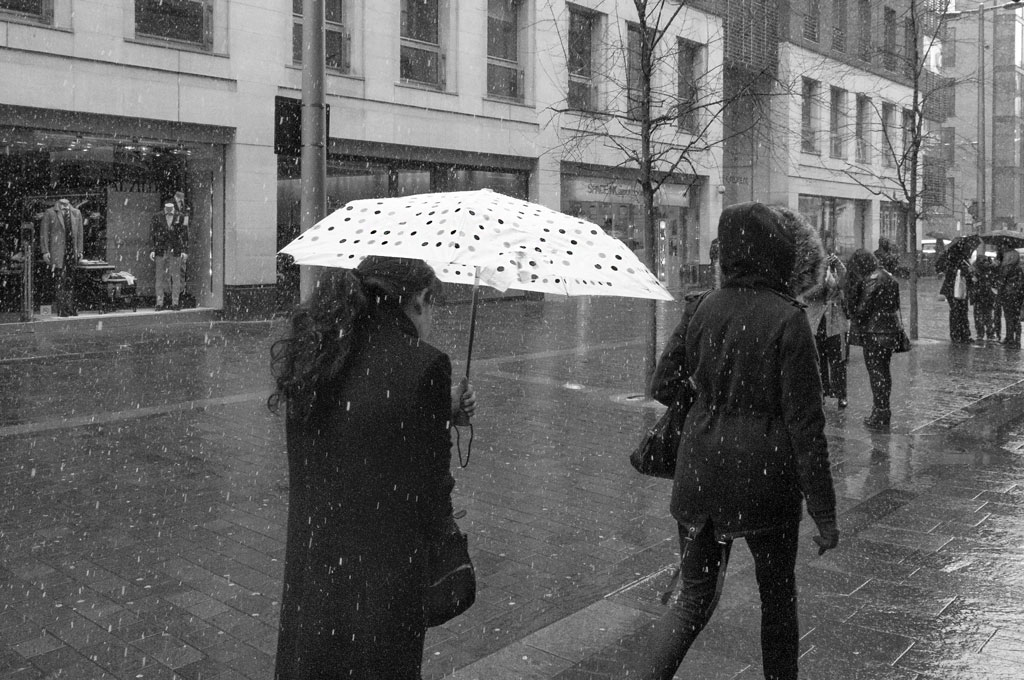 snow in london