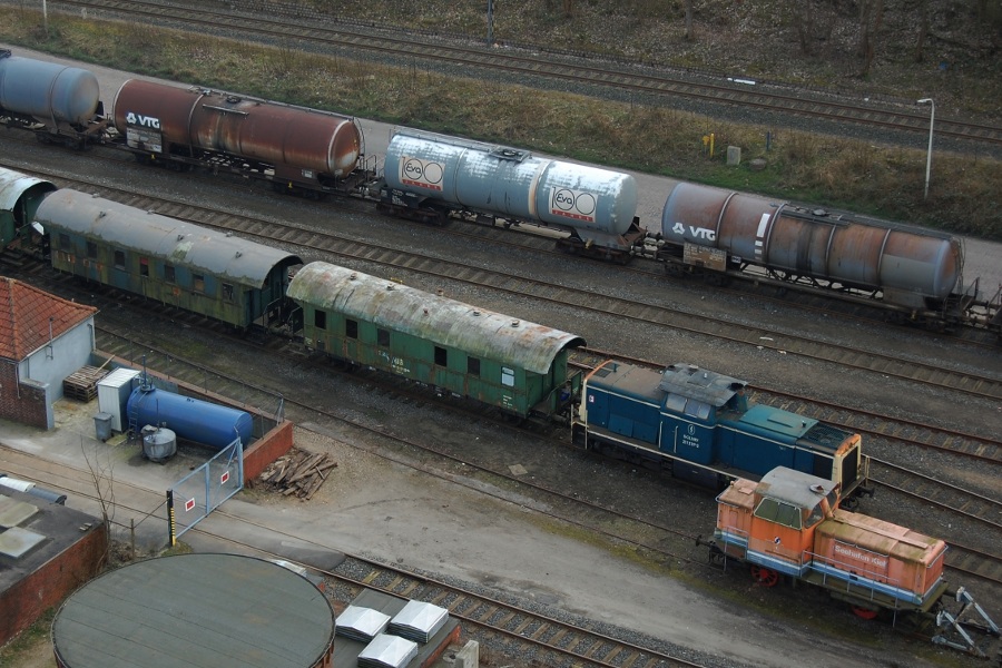 Solvay + DR-Waggons