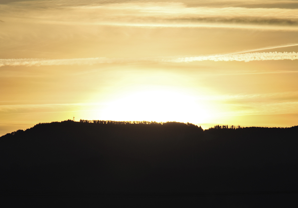 Sonnenaufgang über dem Schauinsland
