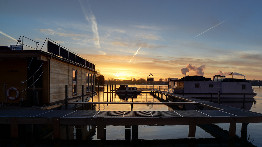 Sonnenaufgang am Spandauer See