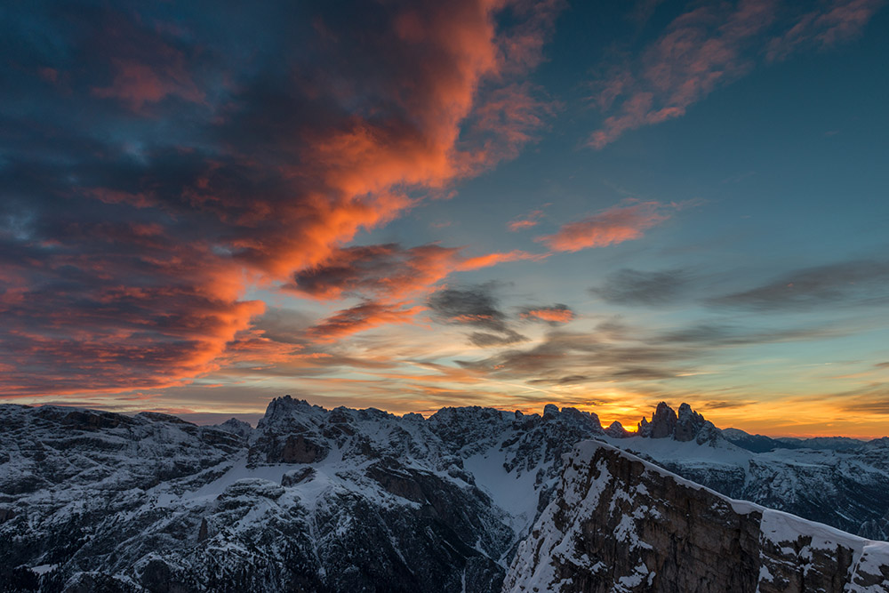 Sonnenaufgang auf der Helltaler Schlechten