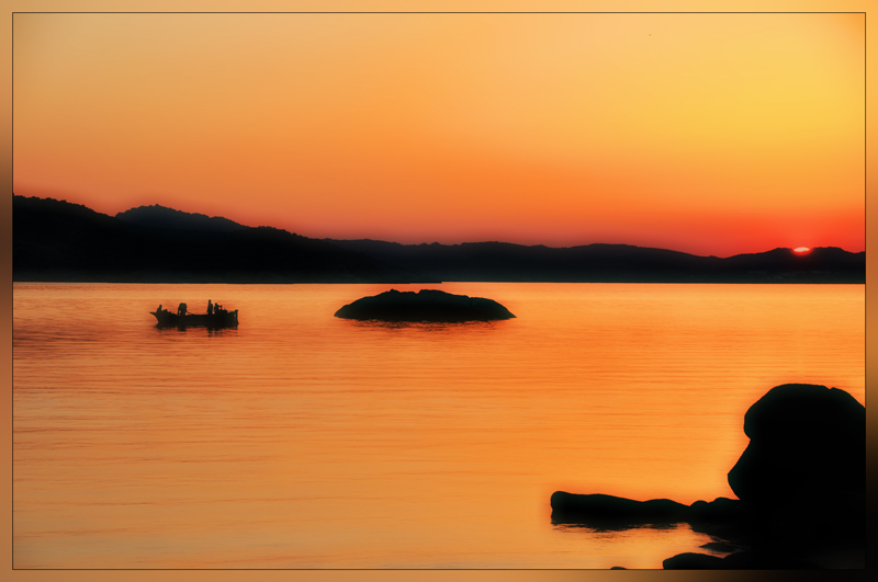 Sonnenaufgang bei Palau