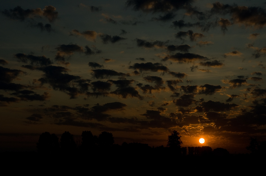 Sonnenaufgang etwas dramatisch