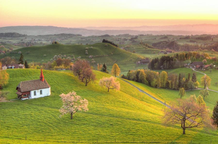 Sonnenaufgang Menzingen 097 8 9