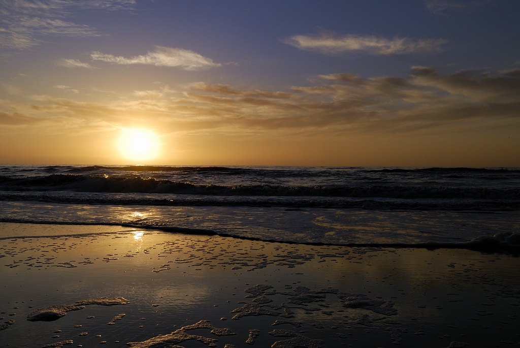 Sonnenuntergang über der Nordsee