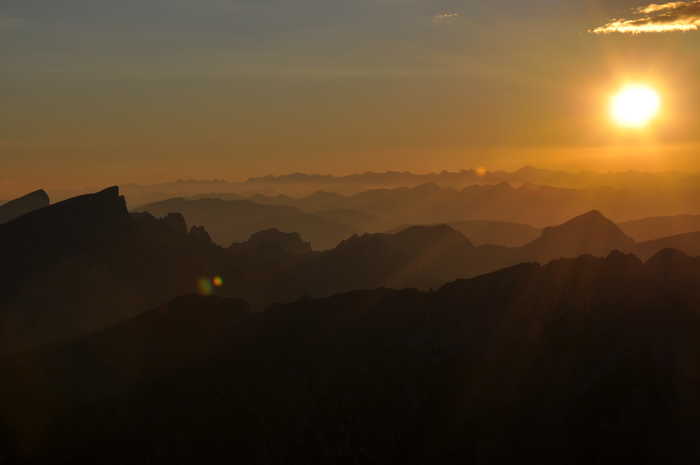 Sonnenuntergang am Dürrenstein