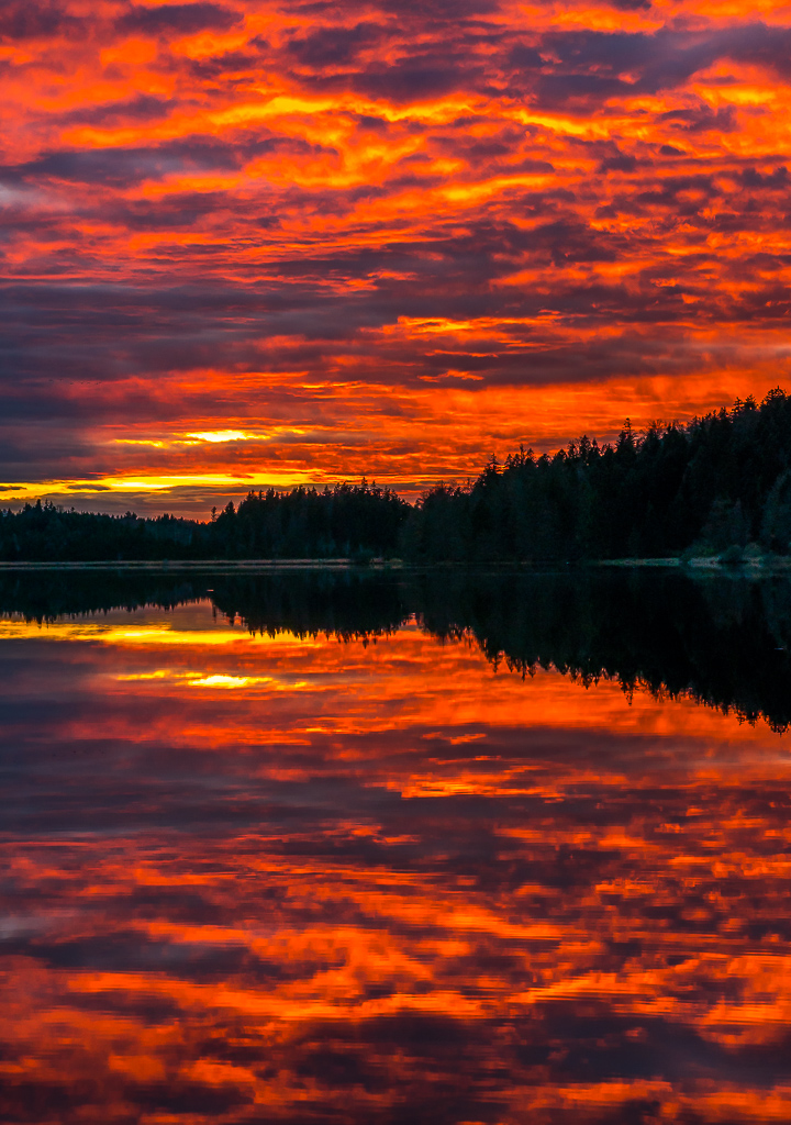 Sonnenuntergang am Kirchsee