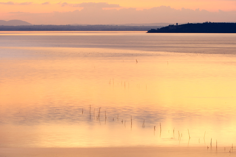Sonnenuntergang am Lago Trasimeno 2