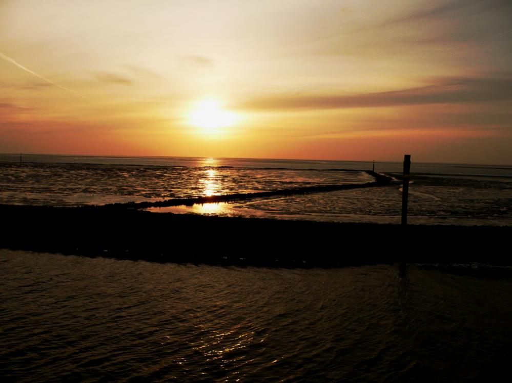 Sonnenuntergang auf Norderney