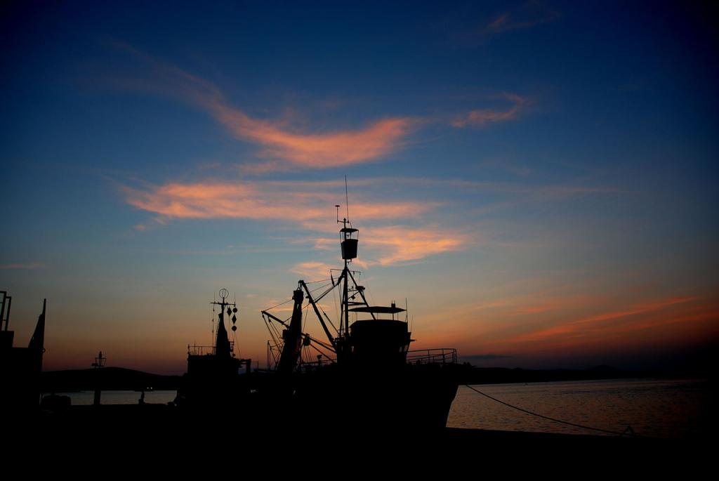 Sonnenuntergang in Kroatien