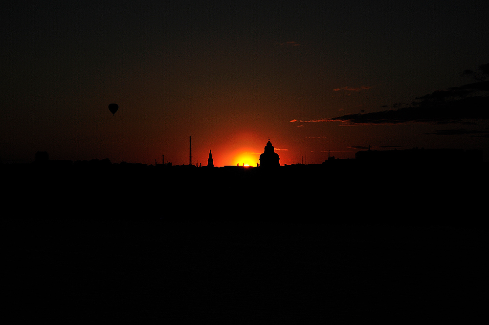 sonnenuntergang in stockholm