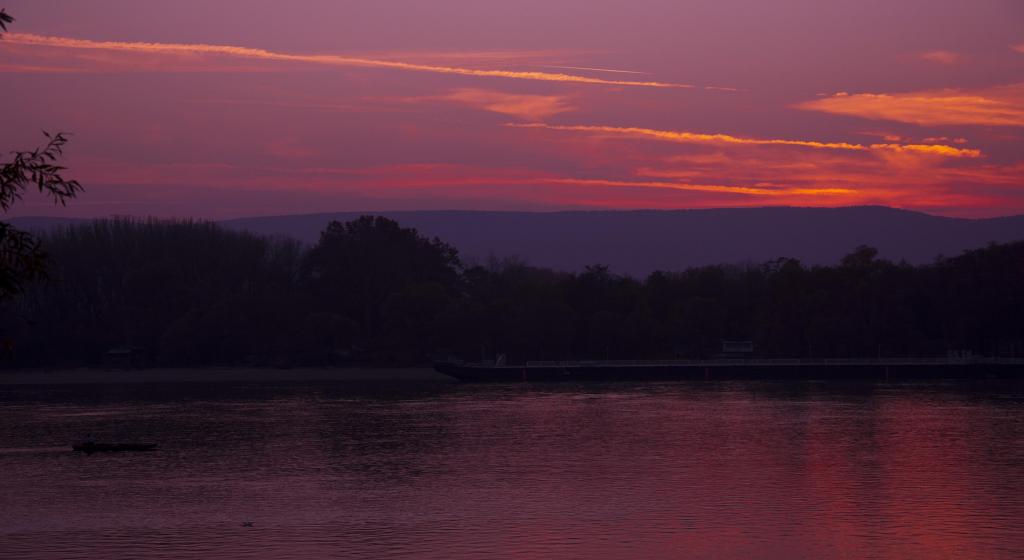 Sonnenuntergang in Vác