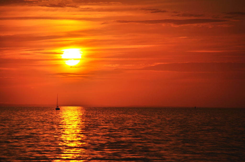 Sonnenuntergang Insel Poel