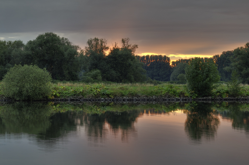 Sonnenuntergang, Kocks Loch