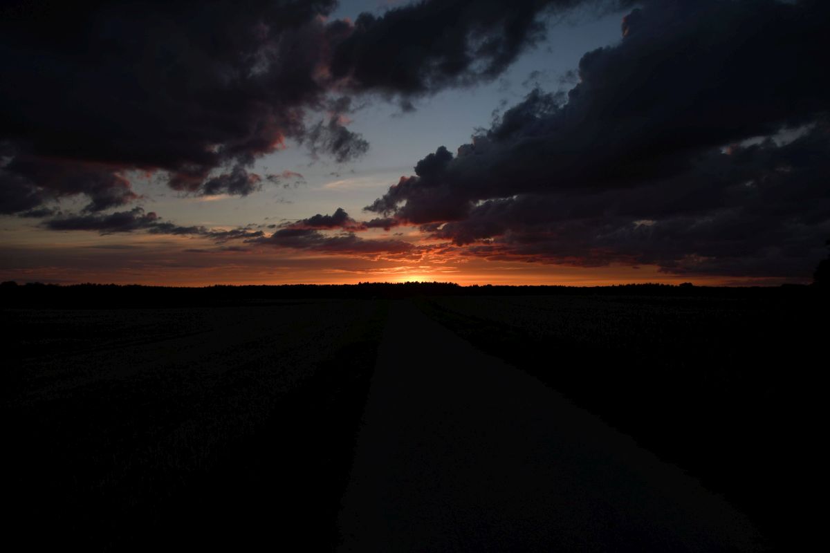 Sonnenuntergang mit Wolken 2