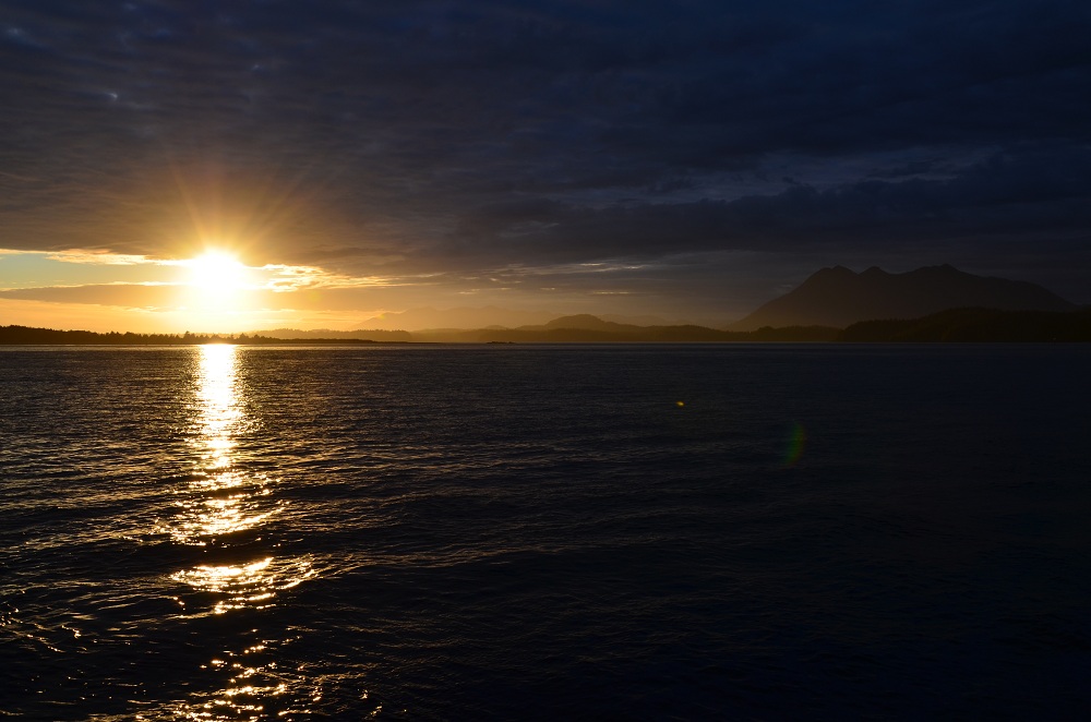 Sonnenuntergang Tofino