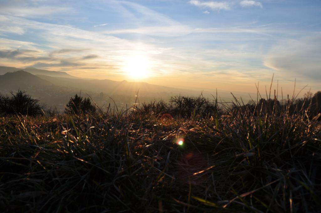 Sonnenuntergang von der Achalm