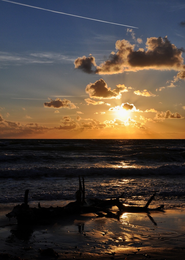 Sonnenuntergang Weststrand