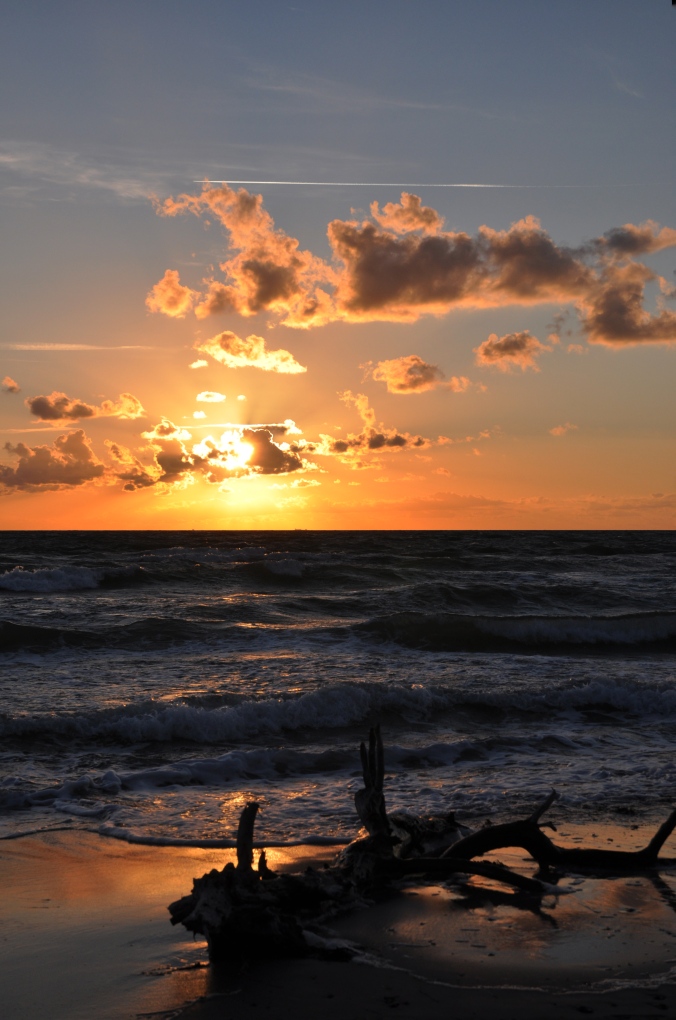 Sonnenuntergang Weststrand