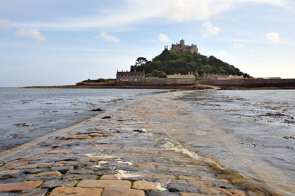 St. Michaels Mount bei Flut